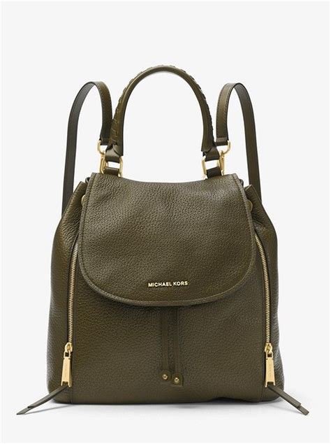 michael kors viv backpack olive|michael kors backpack.